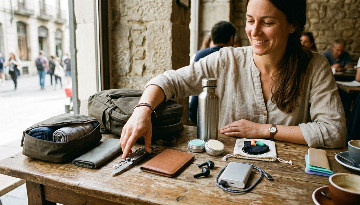 Accessoires inattendus : ces compagnons indispensables pour voyager léger